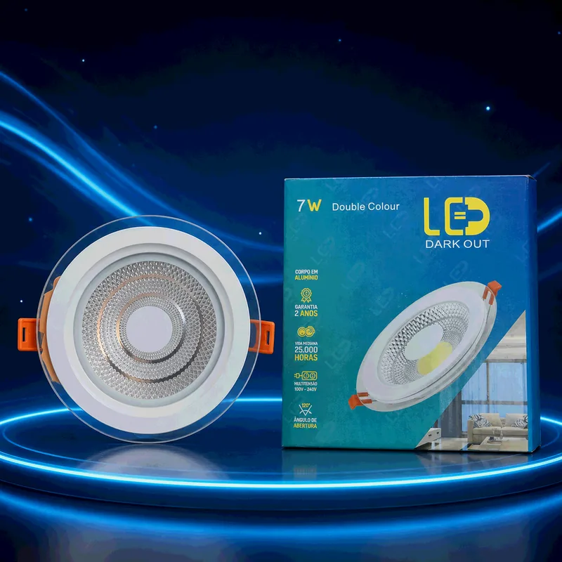 7w glass panel w+warm